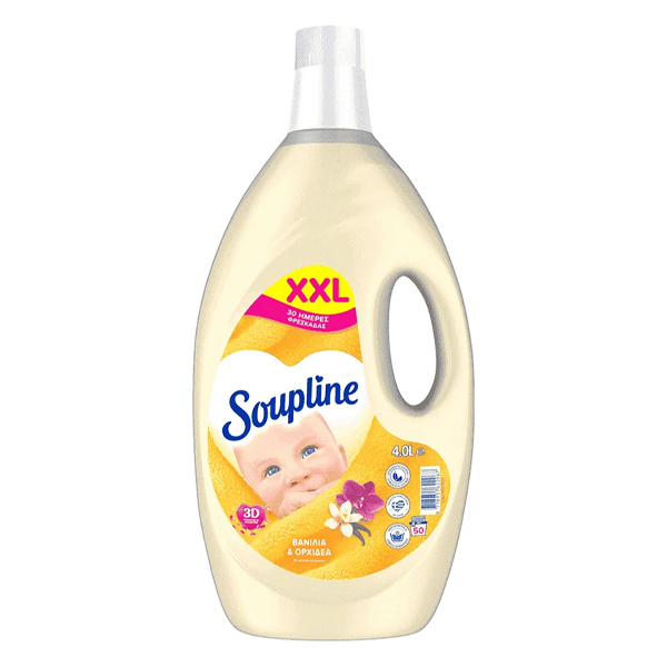 Soupline Μαλακτικό 50 Μεζ. (4lt) - Βανίλια & Ορχιδέα