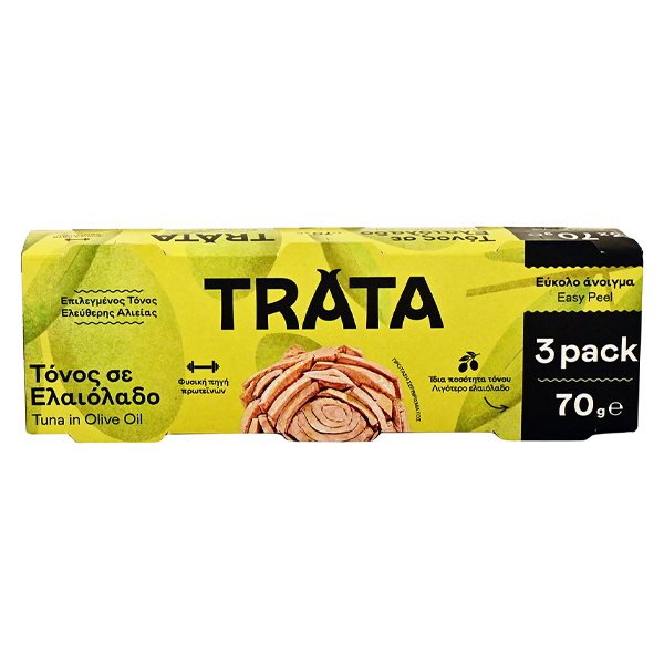 Trata Τόνος σε Ελαιόλαδο 3τεμ.x70gr