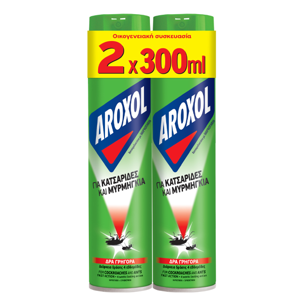 Aroxol Κατσαριδοκτόνο (2x300ml)