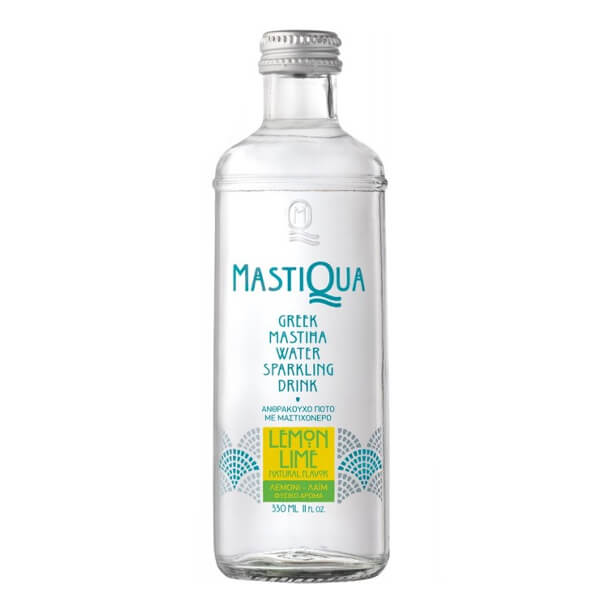 Mastiqua Ανθρακούχο Νερό 330ml (Lime - Λεμόνι)