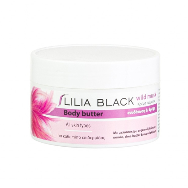 Lilia Black Body Butter 250ml (Wild Musk)