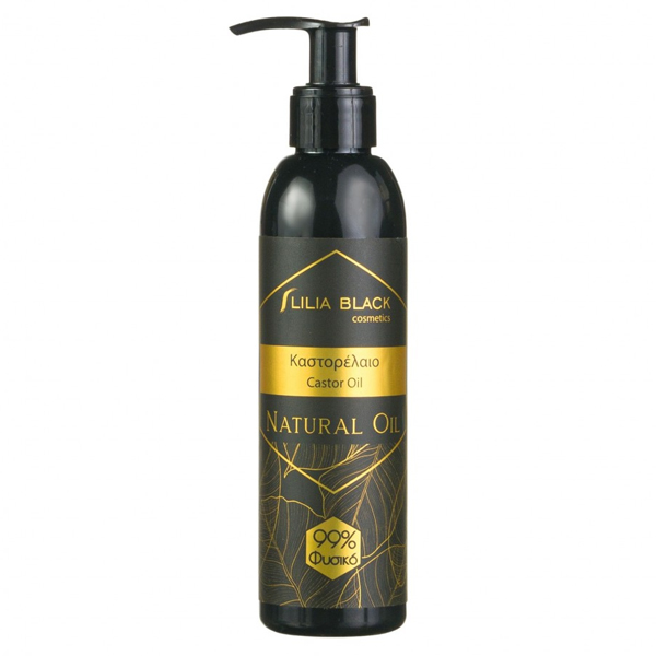 Lilia Black 99% Φυσικό Καστορέλαιο 200ml (Πρόσωπο - Σώμα - Μαλλιά)
