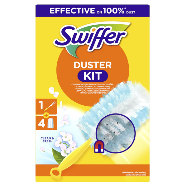 Swiffer Duster Λαβή και 4 Ανταλλακτικά