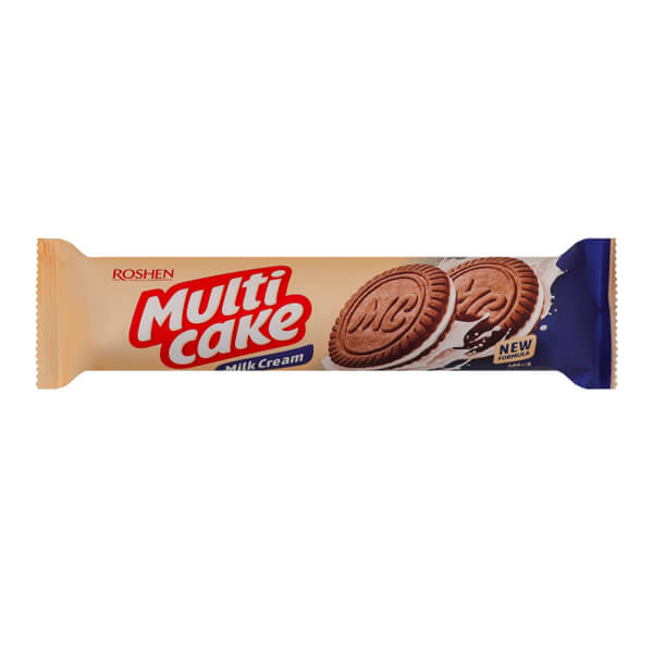 Roshen Multicake Γεμιστά Μπισκότα 180gr (Γάλα)