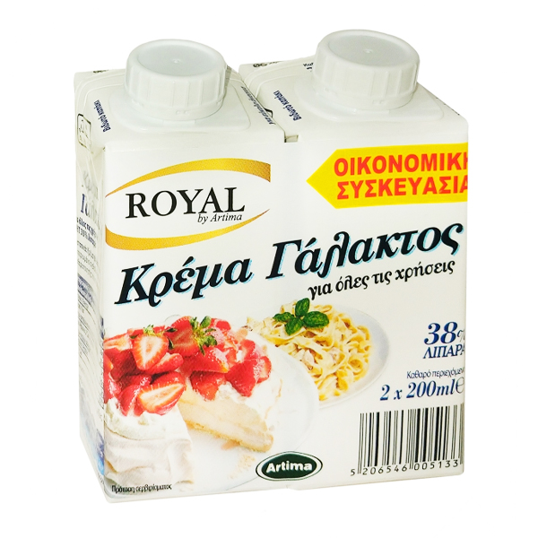 Royal Κρέμα Γάλακτος 36% 2x200ml