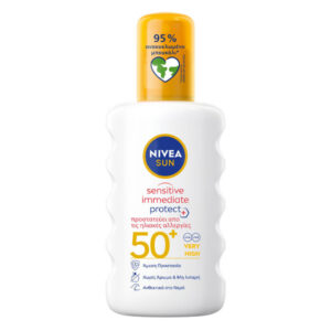 Nivea Sun Sensitive Immediate Protect Αντηλιακό SPF 50+ 200ml