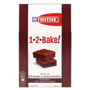 ΓΙΩΤΗΣ 1 2 Bake Protein Μίγμα 500gr (Brownies & Σοκολατόπιτα)