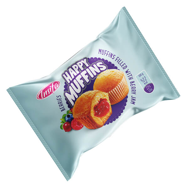 Happy Muffins Κέικ (24x40gr) Berries