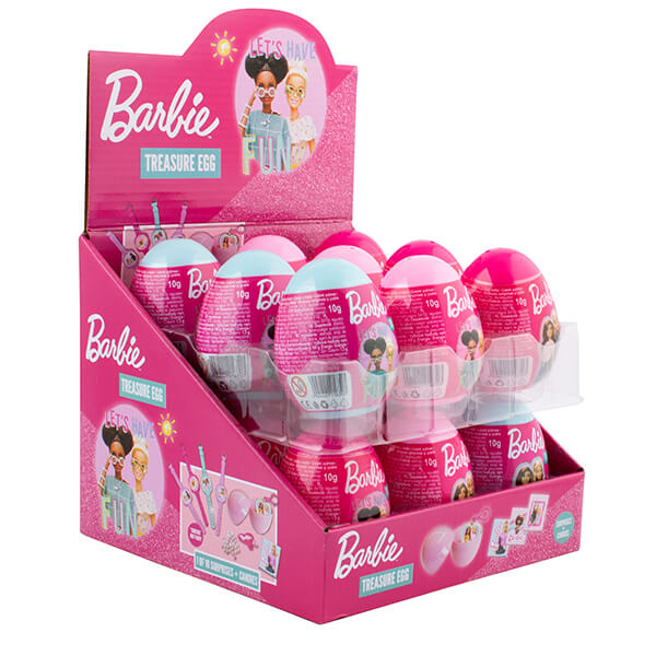 Barbie Αυγό Πλαστικό Έκπληξη 18τεμ.x10gr