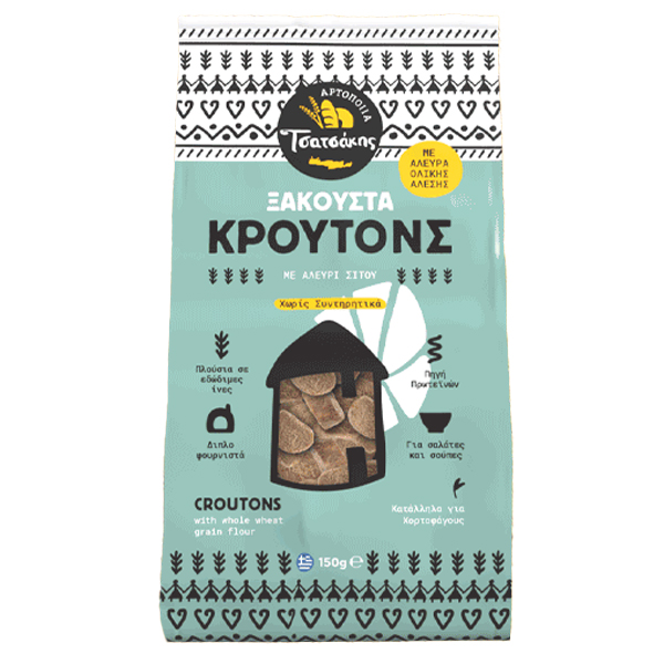 Τσατσάκης Κρουτόν 150gr (Σταρένιο)