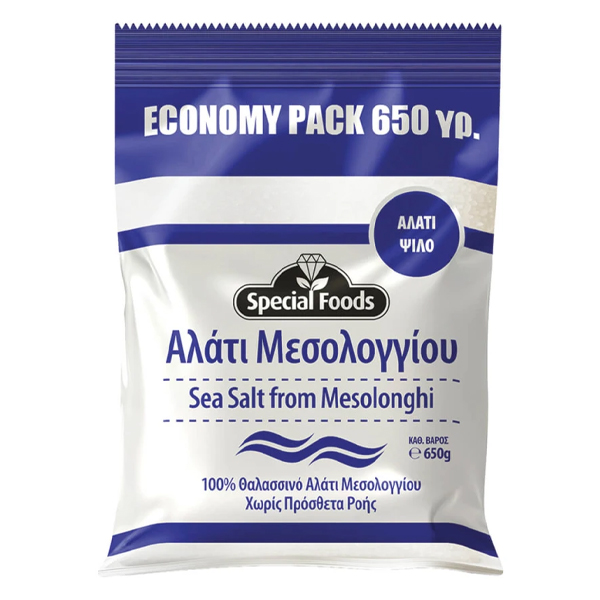 SPECIAL FOODS Αλάτι Μεσολογγίου (Ψιλό) 650gr