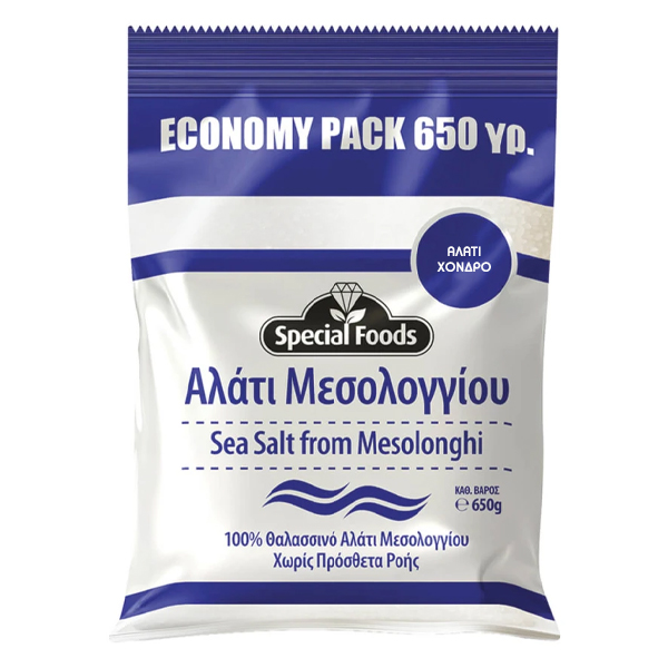 SPECIAL FOODS Αλάτι Μεσολογγίου 650gr (Χονδρό)