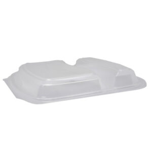 Καπάκι Σκεύος Φαγητού 2 Θέσεων (FT-293-20) 50τεμ. LUX PLAST