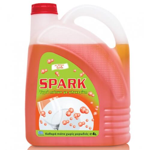 SPARK Υγρό Πιάτων 4lt (Ξύδι)