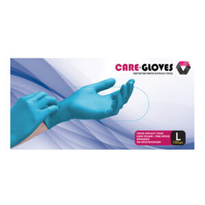 Care-Gloves Γάντια Νιτριλίου Μπλε L 100τεμ.