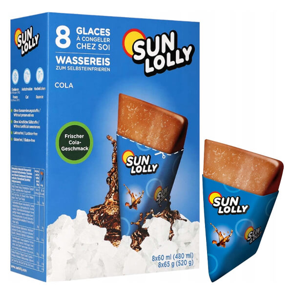 Sun Lolly Γρανίτα Cola - 8τεμ.