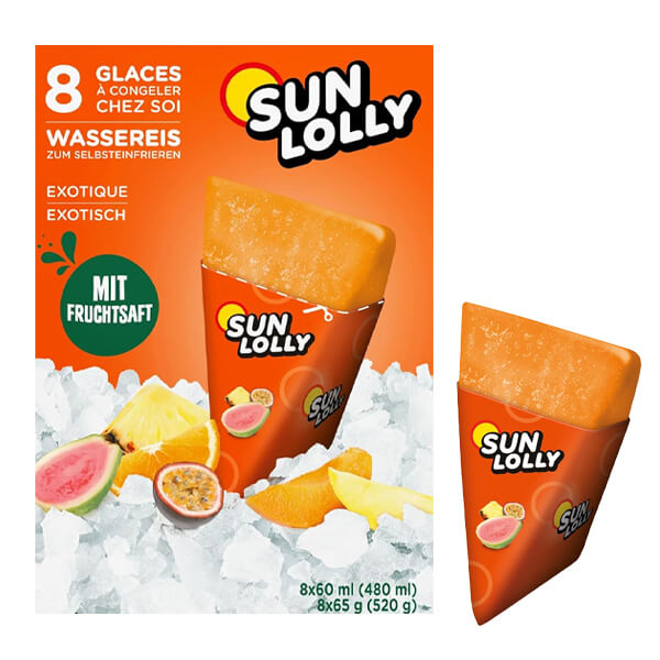 Sun Lolly Γρανίτα (60ml x 8τεμ.) - Exotic