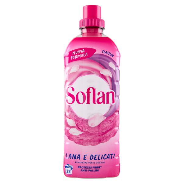 SOFLAN Υγρό Πλυντηρίου Ρούχων 22μεζ. (900ml) Classic (Ευαίσθητα)