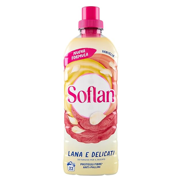 SOFLAN Υγρό Πλυντηρίου Ρούχων 22μεζ. (900ml) - Βανίλια