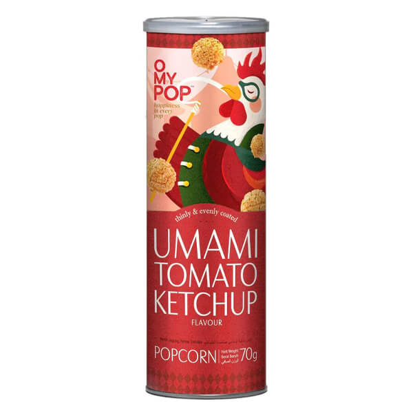 Omypop Ποπ Κορν 70gr Tomato Ketchup