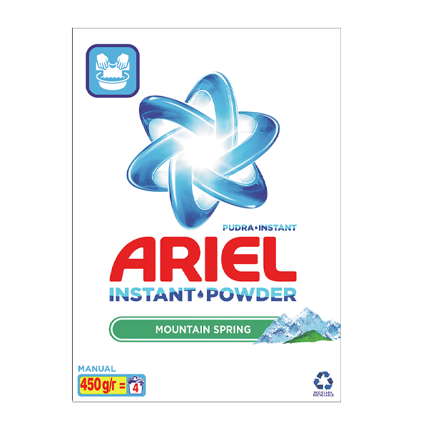 Ariel Σκόνη Χειρός 450gr (Mountain Spring)