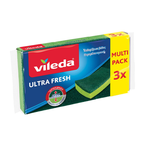 Vileda Σφουγγαράκι Ultra Fresh (3τεμ.)