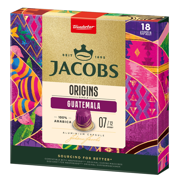 Caps Espresso Guatemala Jacobs 18 Τεμάχια