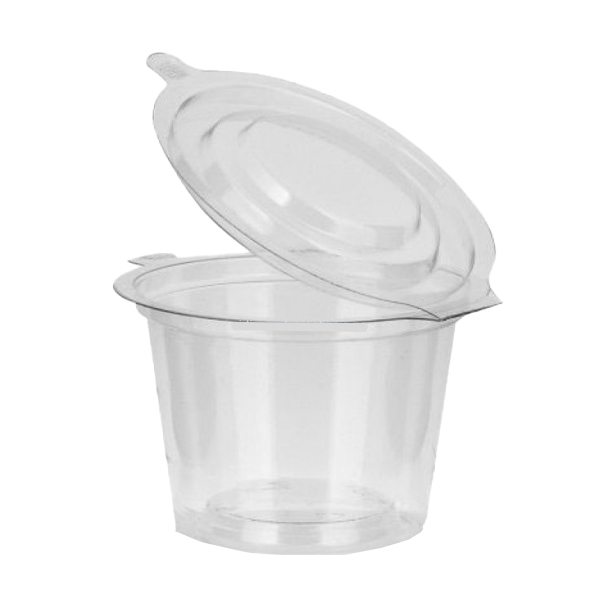 Σωσάκι Με Καπάκι Στρογγυλό 100ml (50τεμ.)