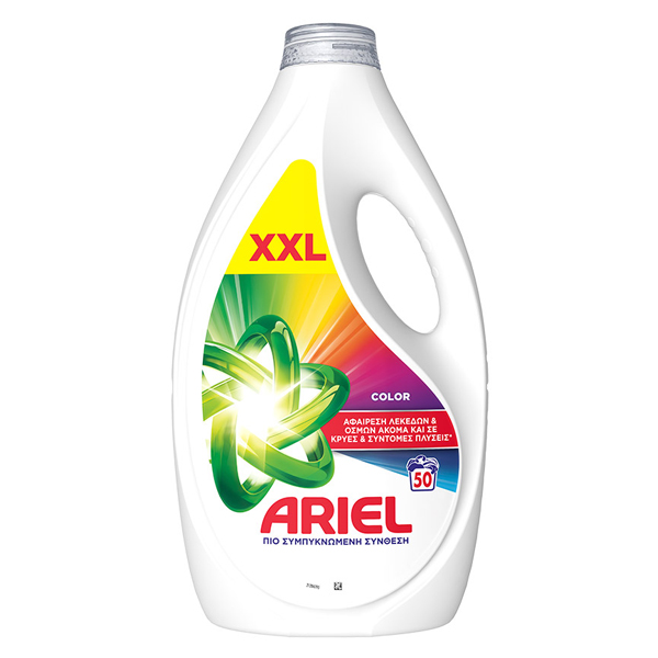 Ariel Υγρό Πλυντηρίου Ρούχων 50μεζ. (2,25lt) - Color