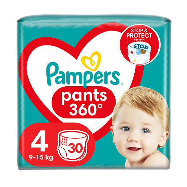 Pampers Pants Νο4 30τεμ. 9-15kg VP