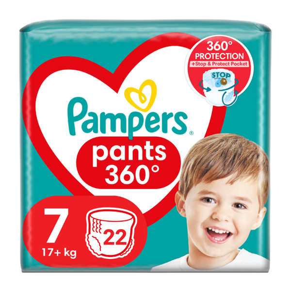 Pampers Pants Νο7 22τεμ. 17kg+