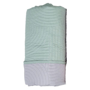 Flamingo Κουβερλί Ultrasonic Chic 220x240cm (Mint-L.Grey) 100% Microfibre