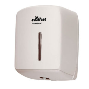 Endless Συσκευή Χειροπετσέτας Centerfeed Maxi Λευκή 1τεμ + Adaptor Perforated Paper AGR23000