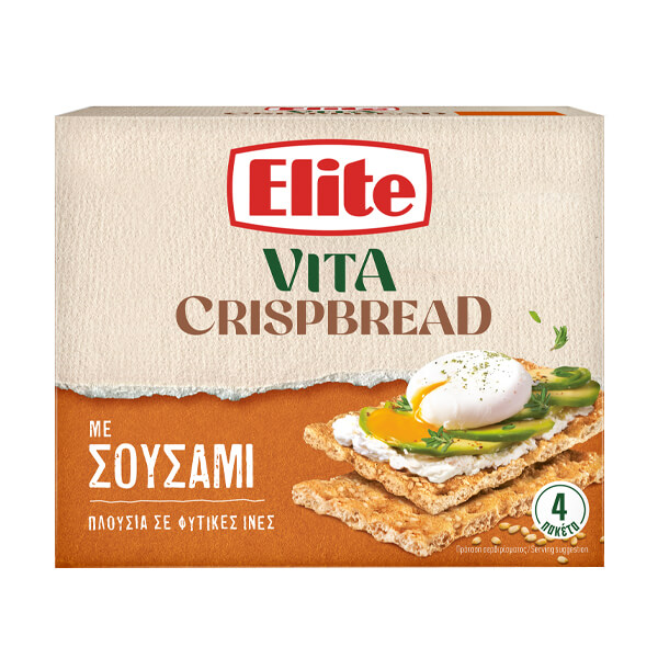 Elite Crispbread Σουσάμι 240gr