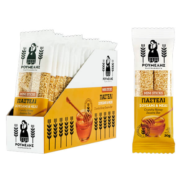 Ρουμελή Παστέλι Mini Sticks 20gr (Σουσάμι)