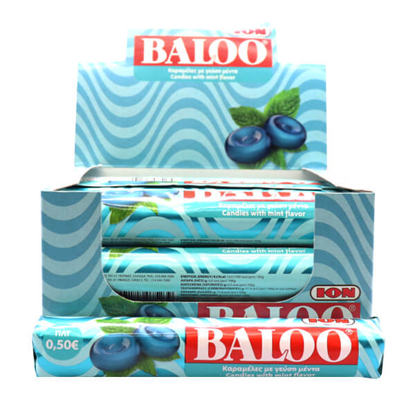 ΙΟΝ Baloo Καραμέλες Μέντα 15x52gr