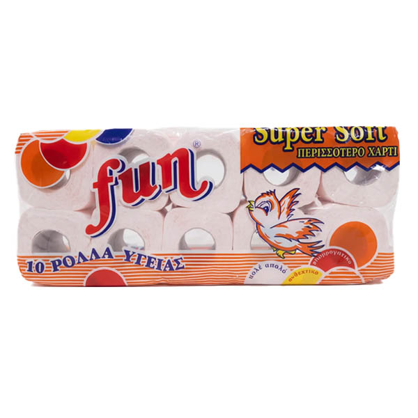 Fun Χαρτί Υγείας 3Φύλλο 10x70gr