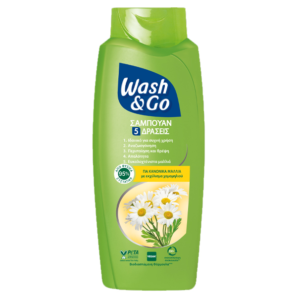 Wash & Go Shampoo 650ml - Normal