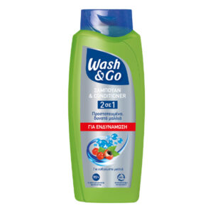 Wash & Go Shampoo 650ml - 2 in 1 Fortifying
