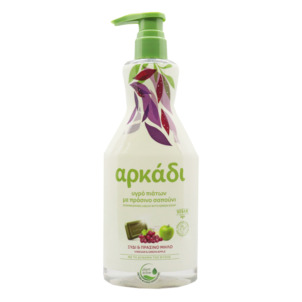 Αρκάδι Υγρό Πιάτων 550ml (Ξύδι & Μήλο) Αντλία