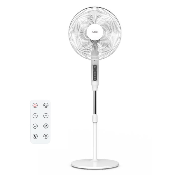Osio Ανεμιστήρας Δαπέδου 16'' 24W Osf-9015 Λευκός