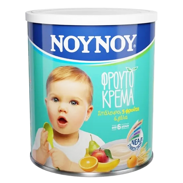 ΝΟΥΝΟΥ Φρουτοκρέμα 5 Φρούτα 300gr