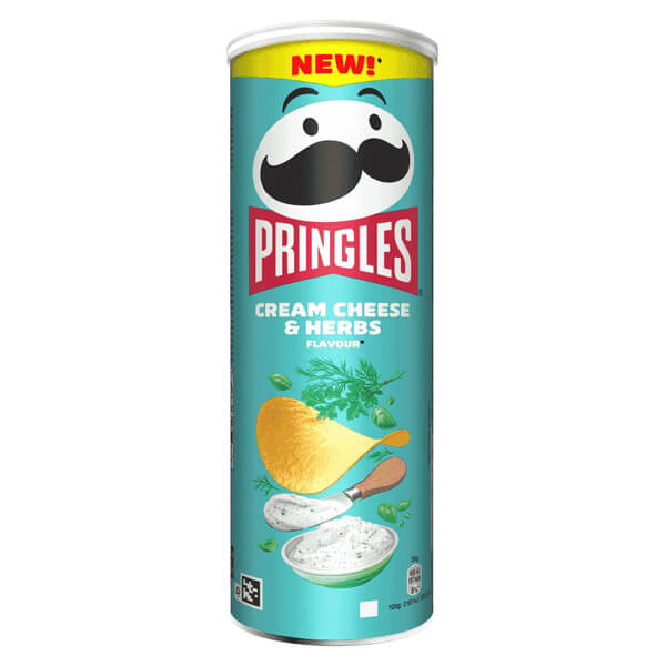 Pringles Τσιπς 165gr - Cream Cheese & Herbs
