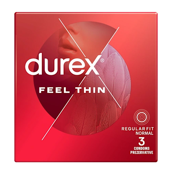 Durex Προφυλακτικά 3τμχ - Feelthin