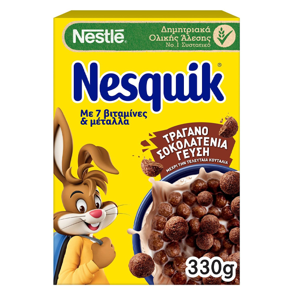 Nestle Nesquik Δημητριακά Σοκολάτα 330gr