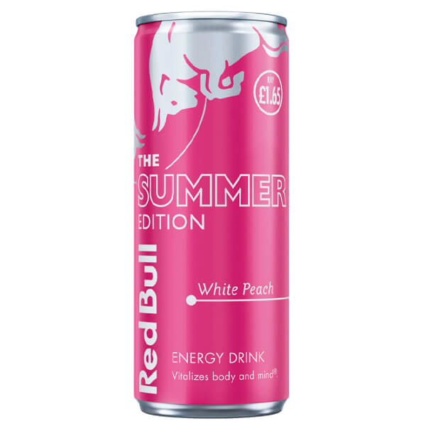 Red Bull Energy Drink 250ML Summer Edition White Peach