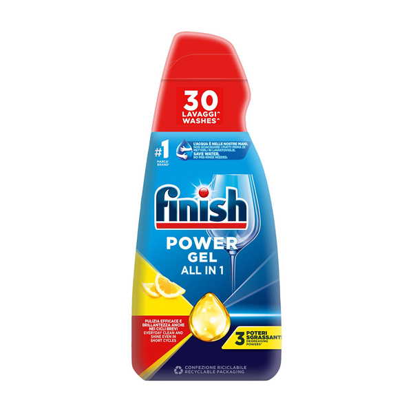 Finish Gel Πλυντηρίου Πιάτων 600ml (Λεμόνι)