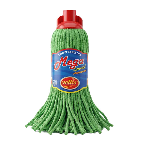 Vellis Σφουγγαρίστρα Νήμα 280gr (Πράσινη/Mega)