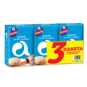 Αλλατίνη Αλεύρι ΓΟΧ 3 x 1kg