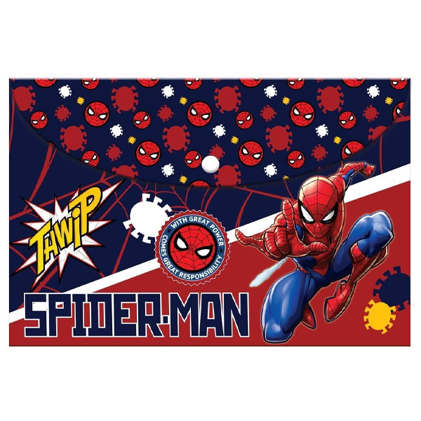 Φάκελος Κουμπί A4 Spiderman